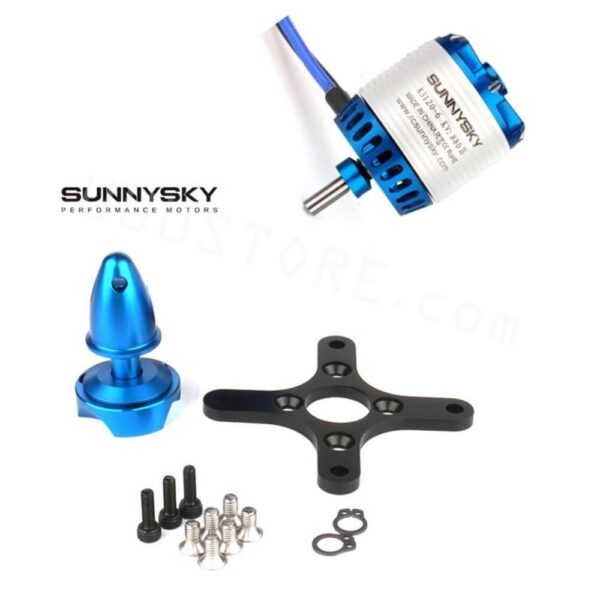 1/2PCS SunnySky X3126 30E Fixed Wing 3D 3A Ultimate Power Motor 550kv 800kv Drone Frame Brushless Motor For Rc Fixed Wing Drone - Image 5