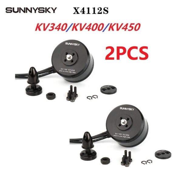 2PCS SUNNYSKY X4112S Motor - 340KV/400KV/450KV Outrunner Brushless Disc Motor for Makeflyeasy Fighter Freeman Multi-rotor Aircraft - Image 3