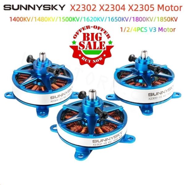 1/2/4PCS Sunnysky F3P Indoor Power - X2302 X2304 X2305 V3 1400KV 1480KV 1500KV 1620KV 1650KV 1800KV 1850KV Motor for RC UAV models 3 1/2/4PCS Sunnysky F3P Indoor Power - X2302 X2304 X2305 V3 1400KV 1480KV 1500KV 1620KV 1650KV 1800KV 1850KV Motor for RC UAV models - Image 3