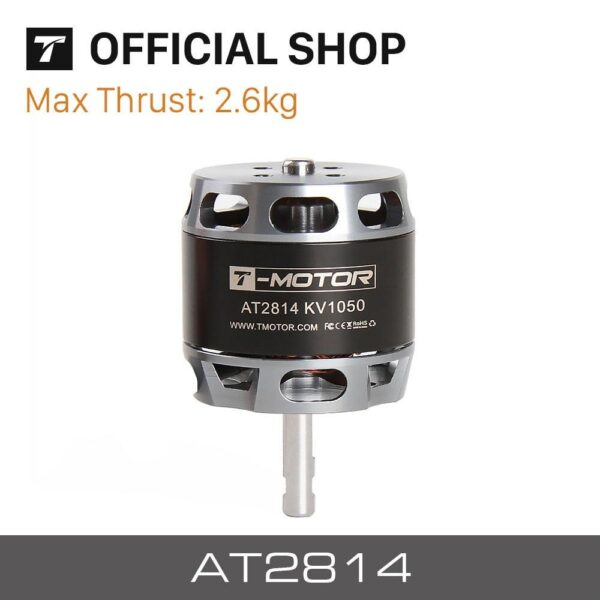 T-motor AT2814 Long Shaft Brushless Motor - KV900 KV1050 KV1200 3-4S For RC Drone Fixed-wing FPV 3 T-motor AT2814 Long Shaft Brushless Motor - KV900 KV1050 KV1200 3-4S For RC Drone Fixed-wing FPV - Image 3
