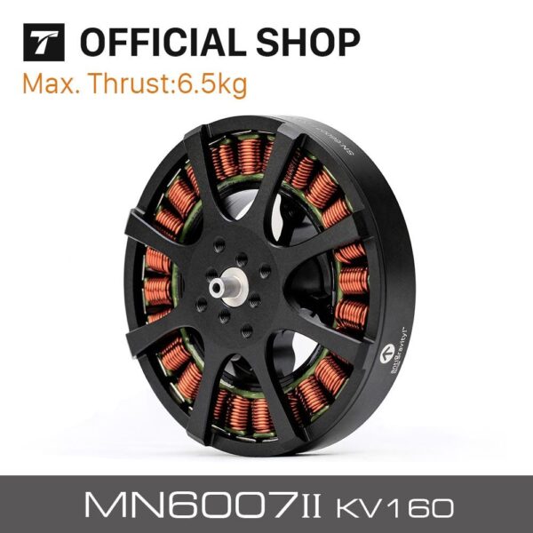 T-MOTOR MN6007II KV160 KV320 Brushless Motor - Max Thrust 6.5kg Long Flight Time Super Light Efficient For VTOL Drone - Image 3