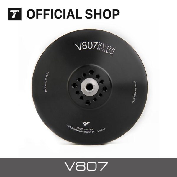 T-motor V807 KV170 Brushless Motor - Light Tidy motor MAX Power 6800W for  Drone UAV Rotor Helicopter - Image 3