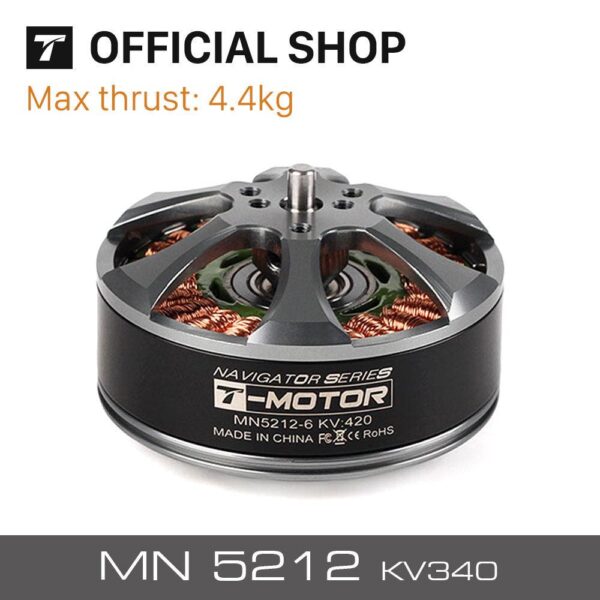 T-MOTOR MN5212 KV340 KV420 Motor - Max Thrust 4.4KG HighQuality Brushless Motor For UAV Drones Quadcopters Helicopter Hexacopter 3 T-MOTOR MN5212 KV340 KV420 Motor - Max Thrust 4.4KG HighQuality Brushless Motor For UAV Drones Quadcopters Helicopter Hexacopter - Image 3