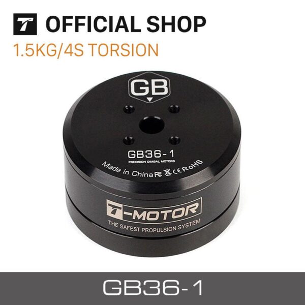 T-motor GB36-1 Gimbal Motor - High Torque 1.5KG/4S Gimbal System Motor Surveillance Camera Motor 3 T-motor GB36-1 Gimbal Motor - High Torque 1.5KG/4S Gimbal System Motor Surveillance Camera Motor - صورة T-motor GB36-1 Gimbal Motor - High Torque 1.5KG/4S Gimbal System Motor Surveillance Camera Motor - صورة 3