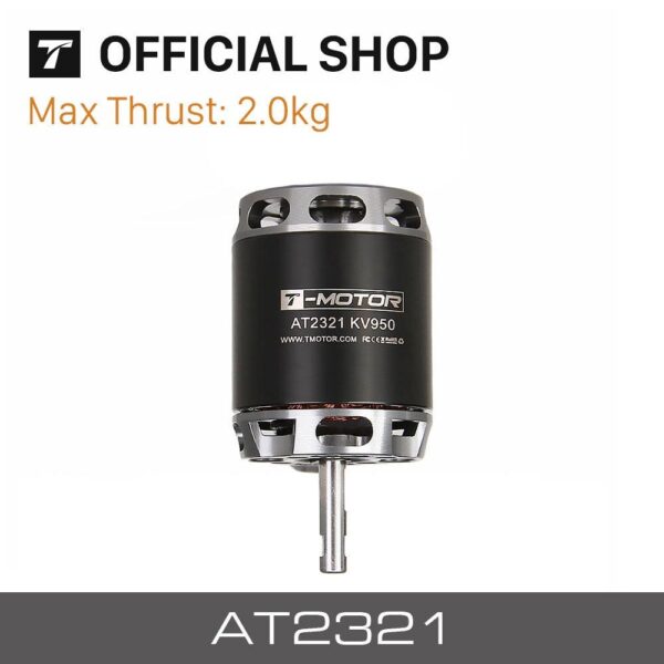 T-MOTOR AT2321 Long Shaft Motor - KV950 KV1250 brushless motor Max Thrust 2.0KG for  long range VTOL fixed wing UAV mapping surveillance delivery drone - Image 4