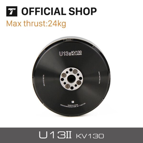 T-MOTOR U13 II KV65 KV130 Motor Big Thrust 24KG Brushless Outrunner  Motor for Heavy Lift Load Quadcopter Industrial Appplication - Image 3