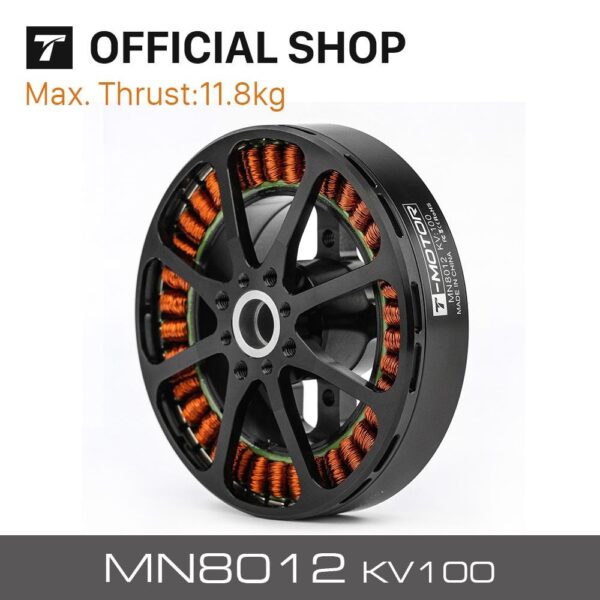 T-motor MN8012 KV100 12S Brushless Motor - Antigravity 8012 Max Thrust 11.8KG Outrunner Motor For Multirotor RC Drone VTOL - Bild 3