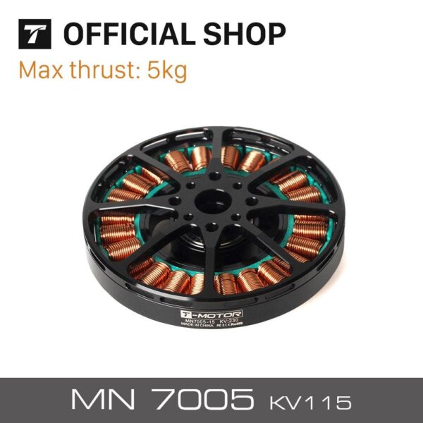 T-motor MN7005 KV115 Motor - 5KG Max Thrust Antigravity Light Efficient Energy-saving Motor For Aircraft UAV RC Drone — изображение 3