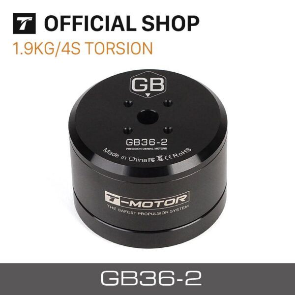 T-motor GB36-2 KV30 4S 2.2KG Torsion Professional High Torque Gimbal Motor - Image 3