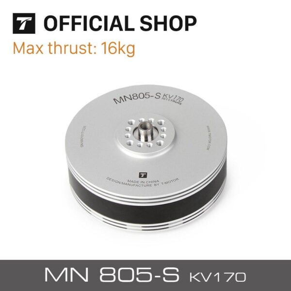 T-motor MN805-S KV120 KV150 170KV 16KG Thrust Brushless Electric Motor For VTOL Water Proof Heavy Lifting Aircraft Multirotor — изображение 3