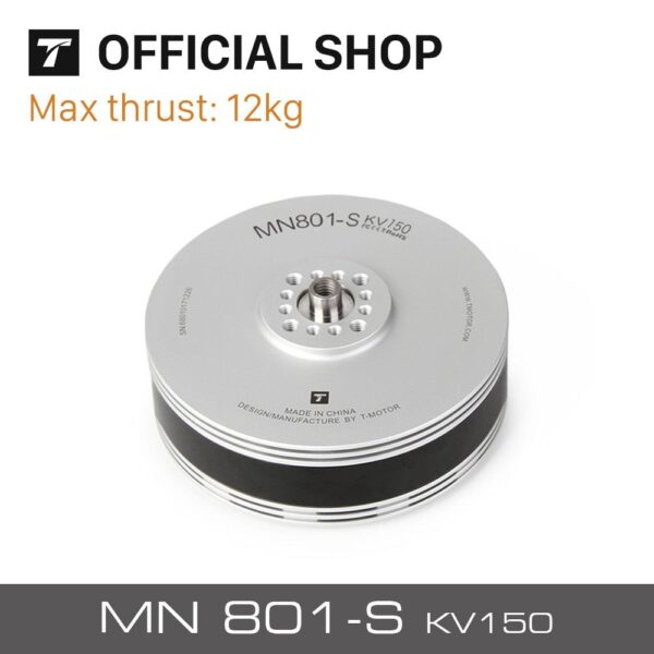 T-motor MN801S  KV120 150KV Brushless Motor 12KG+Thrust  For VTOL For Multi-rotor Helicopter RC Rotors Quadcopter — изображение 3