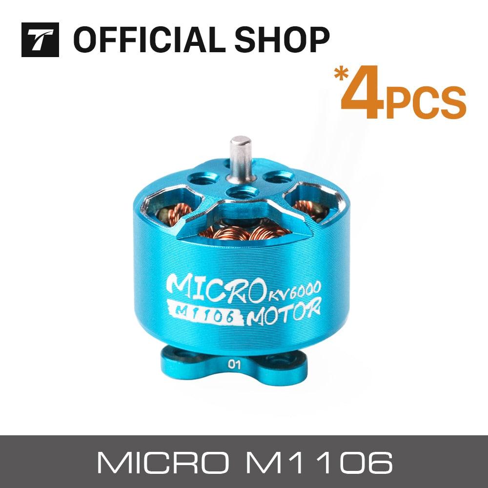 4PCS T-motor MICRO M1106 KV6000 6000KV Brushless Outrunner Motor Freestyle For FPV RC 90mm 110mm Drone 3 4PCS T-motor MICRO M1106 KV6000 6000KV Brushless Outrunner Motor Freestyle For FPV RC 90mm 110mm Drone - Image 3