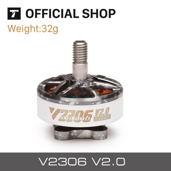 T-motor FPV V2306 V2.0 Brushless Motor KV1950/5-6S KV2400/4S For FPV Freestyle Version 3 T-motor FPV V2306 V2.0 Brushless Motor KV1950/5-6S KV2400/4S For FPV Freestyle Version - Image 3