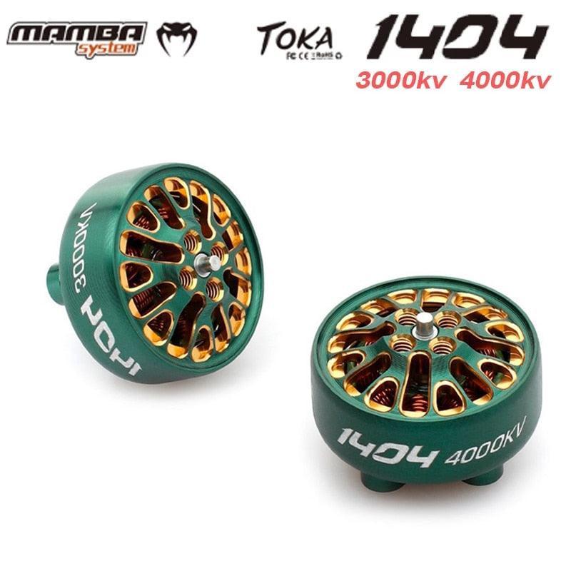 MAMBA TOKA 1404 3000KV 6S 4000KV 4S Brushless Racing Motor Grenn For FPV Racing 2.5inch-4inch Toothpick Drone DIY Parts 1 MAMBA TOKA 1404 3000KV 6S 4000KV 4S Brushless Racing Motor Grenn For FPV Racing 2.5inch-4inch Toothpick Drone DIY Parts