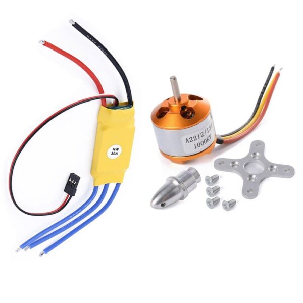 XXD HW A2212 930KV 1000KV 1400KV 2200KV 2700KV Brushless Motor with HW 30A ESC Speed Controller for RC Drone - Bild 4
