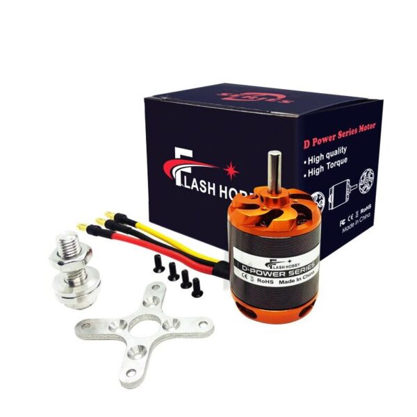 FLASHHOBBY D3548 3548 790KV 900KV 1100KV 2-3S Brushless Motor for RC FPV Racing Drone Quadcopter Frame - Image 6