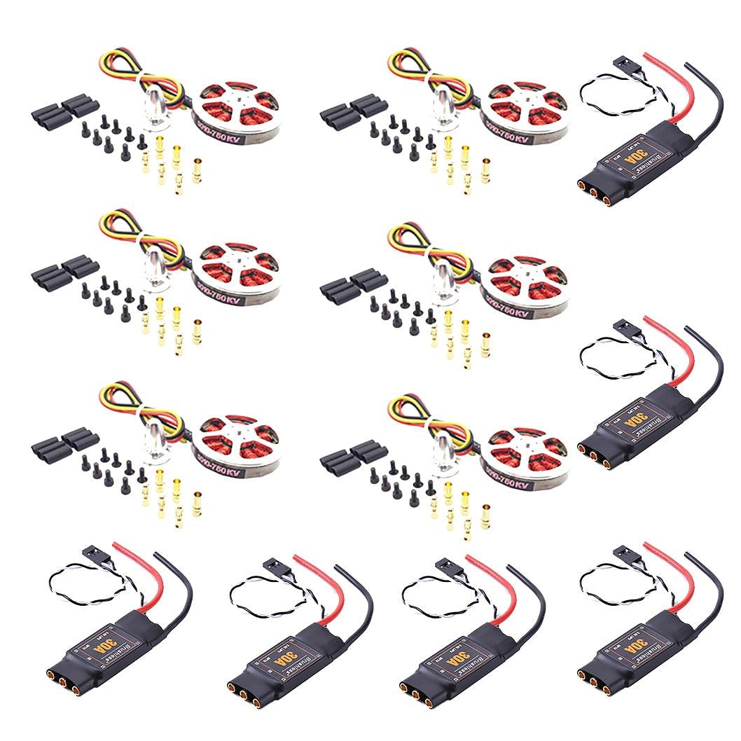 6Pcs 5010 360KV / 750kv High Torque Brushless Motors + 6Pcs Readytosky 30A OPTO 2-4S ESC for ZD550 ZD680 ZD850 Quadcopter Frame 1 6Pcs 5010 360KV / 750kv High Torque Brushless Motors + 6Pcs Readytosky 30A OPTO 2-4S ESC for ZD550 ZD680 ZD850 Quadcopter Frame