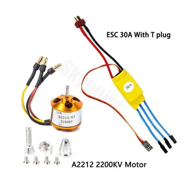XXD A2212 2200KV 2212 Brushless Motor HW 30A ESC & 6035 Propeller SG90 9G Micro Servo for RC Fixed Wing Plane Helicopter — изображение 12