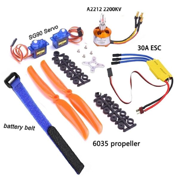 XXD A2212 2200KV 2212 Brushless Motor HW 30A ESC & 6035 Propeller SG90 9G Micro Servo for RC Fixed Wing Plane Helicopter — изображение 8
