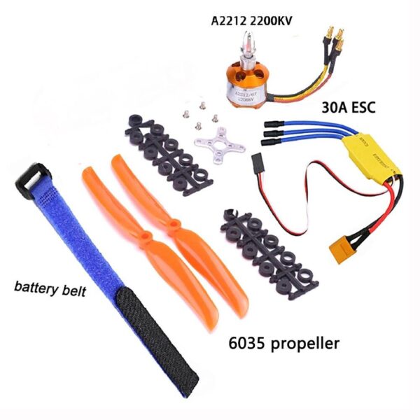 XXD A2212 2200KV 2212 Brushless Motor HW 30A ESC & 6035 Propeller SG90 9G Micro Servo for RC Fixed Wing Plane Helicopter — изображение 4