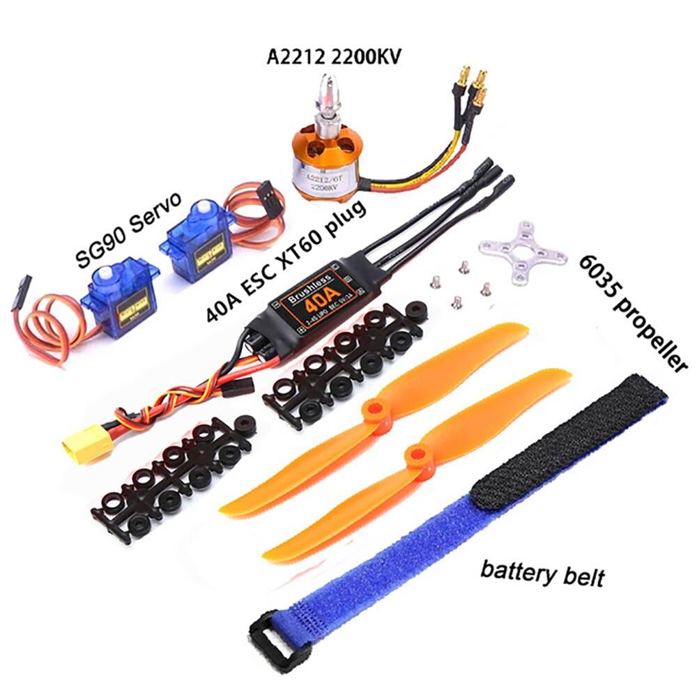 A2212 2212 1000KV 1400KV 2200KV Brushless Motor 30A 40A / 40A BLheli ESC SG90 9G Micro Servo for RC Fixed Wing Plane Helicopter 4 A2212 2212 1000KV 1400KV 2200KV Brushless Motor 30A 40A / 40A BLheli ESC SG90 9G Micro Servo for RC Fixed Wing Plane Helicopter - Image 4