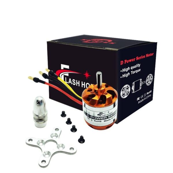 FLASHHOBBY high quality D2836 2836 750KV  880KV 1120KV 1500KV 2-4S Brushless Motor RC FPV Racing Drone Quadcopter Frame - Image 6