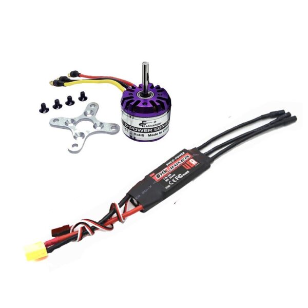 FLASHHOBBY New H2830 2830 3250KV 3500KV 4000KV Brushless Motor and Hobbywing Skywalker ESC 40A 2-3S for RC Helicopter 5 FLASHHOBBY New H2830 2830 3250KV 3500KV 4000KV Brushless Motor and Hobbywing Skywalker ESC 40A 2-3S for RC Helicopter - Image 5