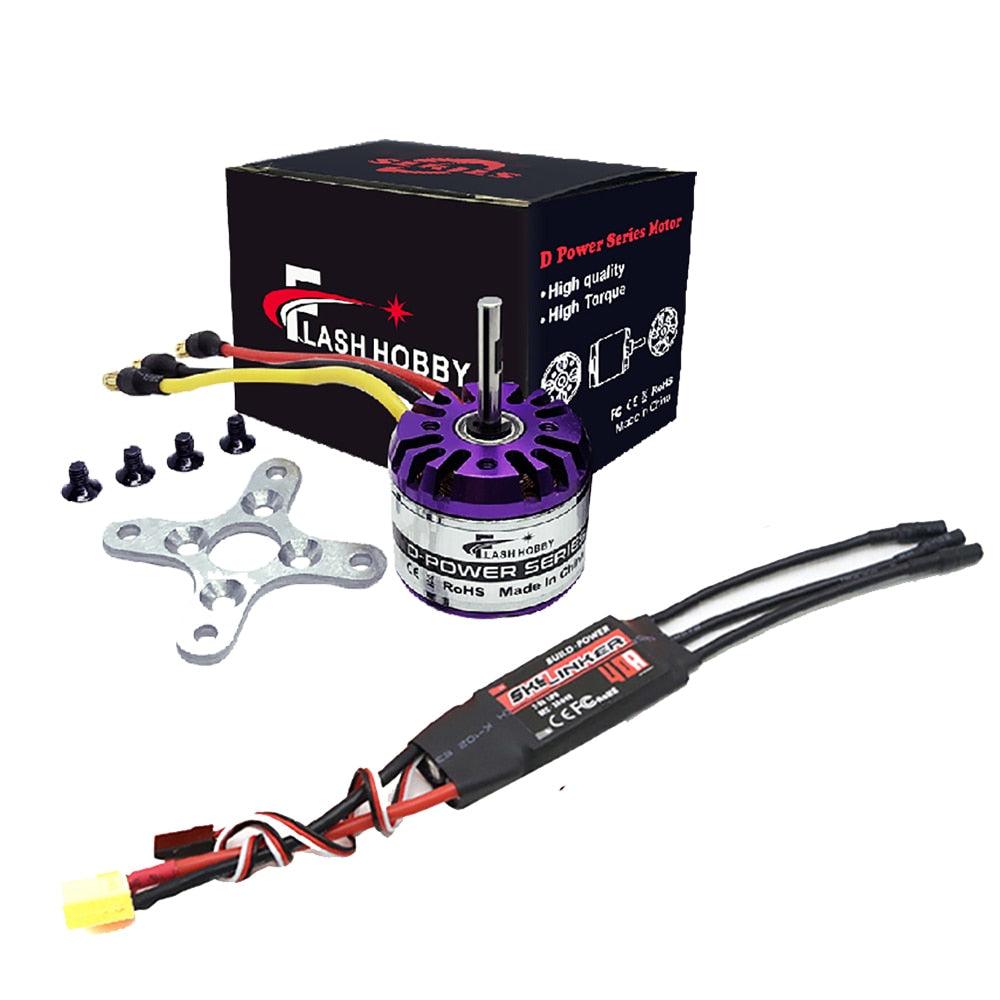 FLASHHOBBY New H2830 2830 3250KV 3500KV 4000KV Brushless Motor and Hobbywing Skywalker ESC 40A 2-3S for RC Helicopter 1 FLASHHOBBY New H2830 2830 3250KV 3500KV 4000KV Brushless Motor and Hobbywing Skywalker ESC 40A 2-3S for RC Helicopter