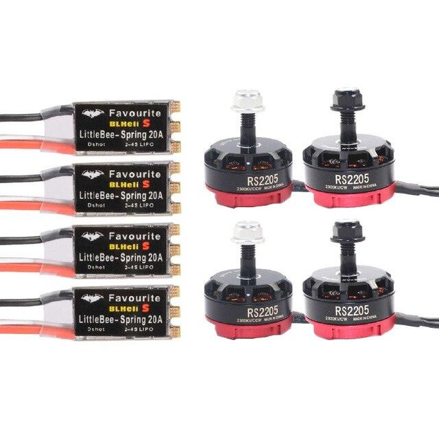 RS2205 2205 2300KV CW CCW Brushless Motor With LittleBee 20A/30A BLHeli_S ESC for FPV RC QAV250 210mm Racing Drone Multicopter 8 RS2205 2205 2300KV CW CCW Brushless Motor With LittleBee 20A/30A BLHeli_S ESC for FPV RC QAV250 210mm Racing Drone Multicopter - Image 8