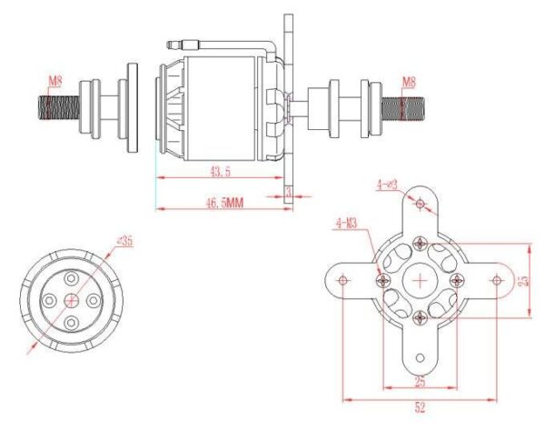 EMAX GT2820 Motor — изображение 4