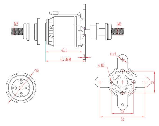 EMAX GT2820 Motor 4 EMAX GT2820 Motor — изображение 4