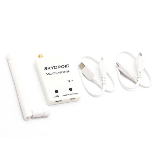 FUAV UVC Dual / Single Antenna Control OTG - 5.8G 150CH Full Channel FPV Receiver W/Audio for RC Drone Parts — изображение 8