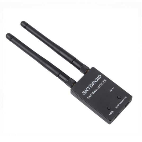 FUAV UVC Dual / Single Antenna Control OTG - 5.8G 150CH Full Channel FPV Receiver W/Audio for RC Drone Parts — изображение 3