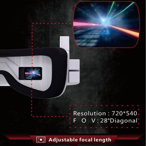 Eachine EV100 FPV Goggle - 720*540 5.8G 72CH FPV Goggles With Dual Antennas Fan 18650 Battery RC Drone FPV Drone Spare Part - Image 4