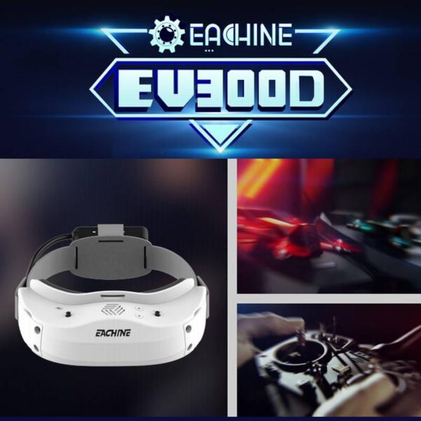 Eachine EV300D FPV Goggle - 1280*960 5.8G 72CH Dual True Diversity Compatible Built-in DVR Focal Length Adjustable For FPV Drone Rc Dron — изображение 5