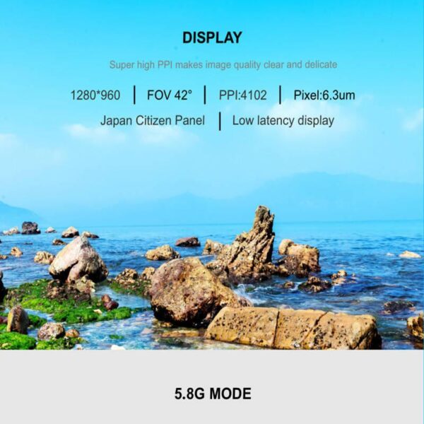 Eachine EV300D FPV Goggle - 1280*960 5.8G 72CH Dual True Diversity Compatible Built-in DVR Focal Length Adjustable For FPV Drone Rc Dron — изображение 4