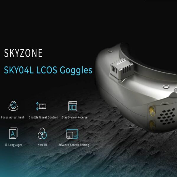SKYZONE SKY04L V2 FPV Goggles - LCOS 1280*960 5.8G 48CH Steadyview Receiver DVR Build In Headtracker FOV39 2-6S FPV Glasses for RC FPV Drones 4 SKYZONE SKY04L V2 FPV Goggles - LCOS 1280*960 5.8G 48CH Steadyview Receiver DVR Build In Headtracker FOV39 2-6S FPV Glasses for RC FPV Drones — изображение 4