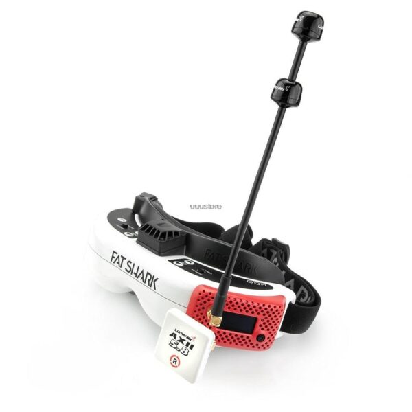 FatShark Dominator HDO2 FPV Goggles - with Immersionrc Rapidfire and Lumenier 5.8g AXII Patch And lumernier Double AXII ANTENNA for FPV Drone - Image 13
