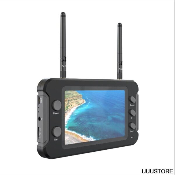 4.3 Inch FPV Monitor - 800x480 IPS HD Display 5.8GHz 40CH Diversity Receiver For RC Drone Radio Controller 4 4.3 Inch FPV Monitor - 800x480 IPS HD Display 5.8GHz 40CH Diversity Receiver For RC Drone Radio Controller - Image 4