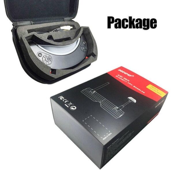 HIVR101 FPV Goggles - New 5.8g 854*480HD Fpv Automatic scan diversity monitor goggles Weight 198g for Racing FPV Drone - Image 4