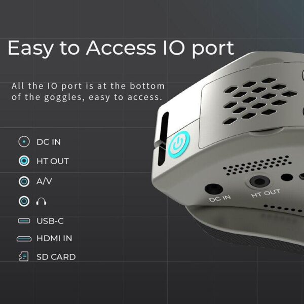 SKYZONE SKY04L V2 04L 04X FPV Goggles - 1280×960 5.8G 48CH Steadyview Receiver Build In Headtracker Video Glasses RC Racing Drone 12 SKYZONE SKY04L V2 04L 04X FPV Goggles - 1280×960 5.8G 48CH Steadyview Receiver Build In Headtracker Video Glasses RC Racing Drone - صورة SKYZONE SKY04L V2 04L 04X FPV Goggles - 1280×960 5.8G 48CH Steadyview Receiver Build In Headtracker Video Glasses RC Racing Drone - صورة 12