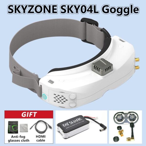 SKYZONE SKY04L V2 04L 04X FPV Goggles - 1280×960 5.8G 48CH Steadyview Receiver Build In Headtracker Video Glasses RC Racing Drone 8 SKYZONE SKY04L V2 04L 04X FPV Goggles - 1280×960 5.8G 48CH Steadyview Receiver Build In Headtracker Video Glasses RC Racing Drone - صورة SKYZONE SKY04L V2 04L 04X FPV Goggles - 1280×960 5.8G 48CH Steadyview Receiver Build In Headtracker Video Glasses RC Racing Drone - صورة 8