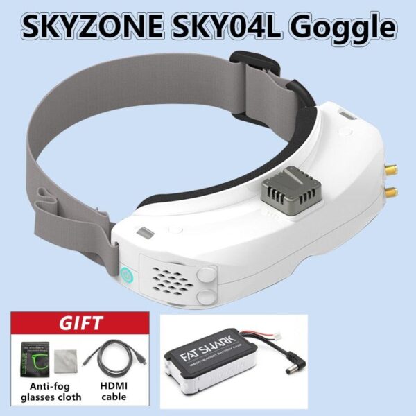 SKYZONE SKY04L V2 04L 04X FPV Goggles - 1280×960 5.8G 48CH Steadyview Receiver Build In Headtracker Video Glasses RC Racing Drone 5 SKYZONE SKY04L V2 04L 04X FPV Goggles - 1280×960 5.8G 48CH Steadyview Receiver Build In Headtracker Video Glasses RC Racing Drone - صورة SKYZONE SKY04L V2 04L 04X FPV Goggles - 1280×960 5.8G 48CH Steadyview Receiver Build In Headtracker Video Glasses RC Racing Drone - صورة 5