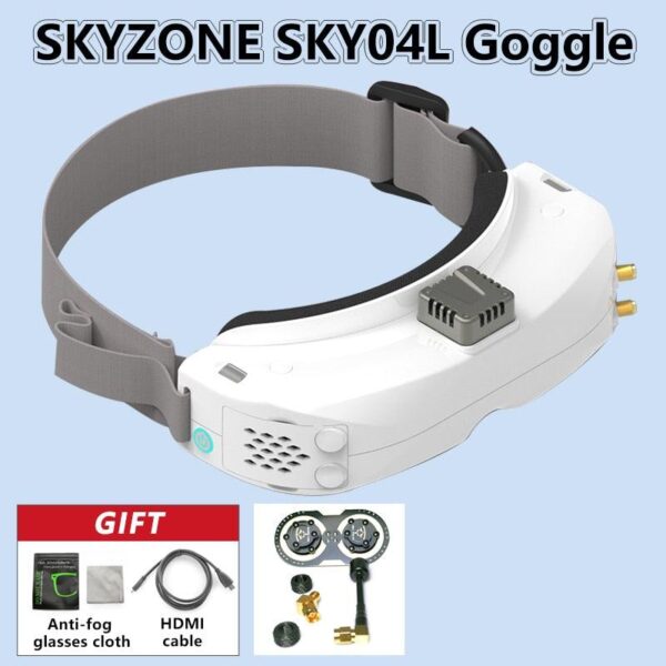 SKYZONE SKY04L V2 04L 04X FPV Goggles - 1280×960 5.8G 48CH Steadyview Receiver Build In Headtracker Video Glasses RC Racing Drone 3 SKYZONE SKY04L V2 04L 04X FPV Goggles - 1280×960 5.8G 48CH Steadyview Receiver Build In Headtracker Video Glasses RC Racing Drone - صورة SKYZONE SKY04L V2 04L 04X FPV Goggles - 1280×960 5.8G 48CH Steadyview Receiver Build In Headtracker Video Glasses RC Racing Drone - صورة 3