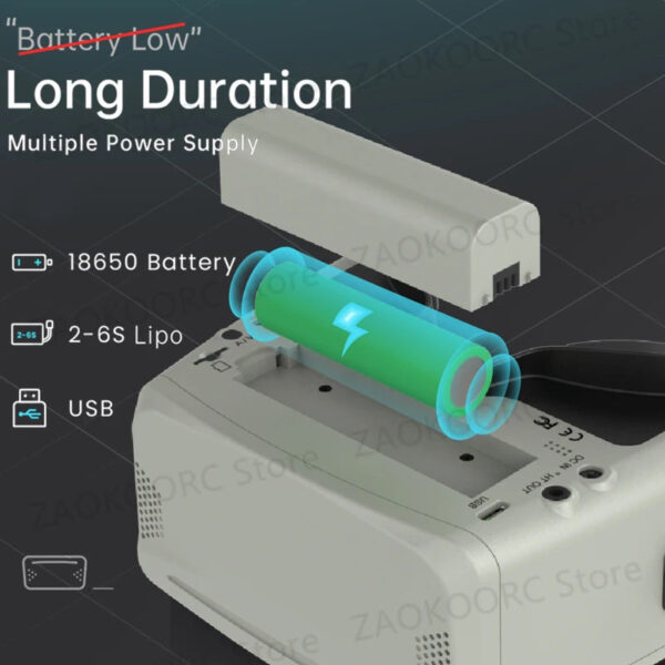 SKYZONE Cobra X V4 Goggle - 1280x720 5.8G 48CH Receiver Upgrade Of V2 Head Tracker DVR FPV Goggles Helmet With HDMI For FPV Drone - Image 7