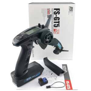 FlySky FS-GT5 2.4G 6CH RC Transmitter - Remote Controller with FS-BS6 Receiver for RC Car Crawler Boat Vehicle RC Model Car Parts