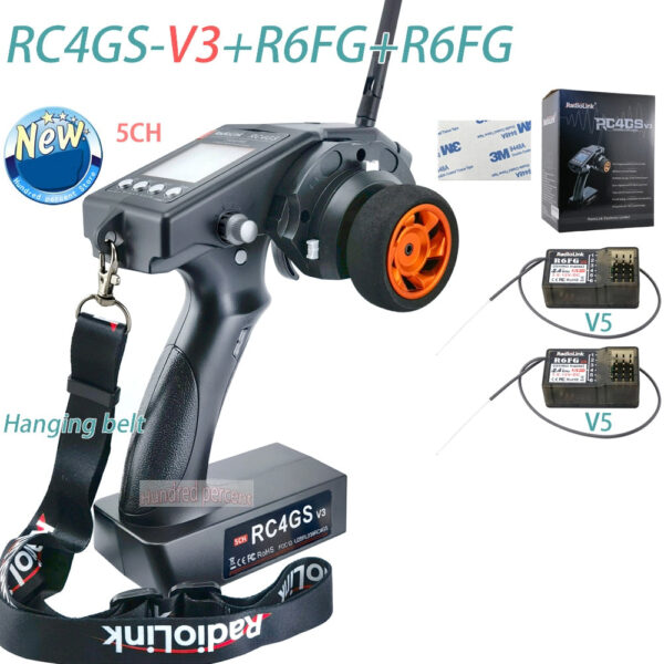 RadioLink RC4GS V3 - 2.4G 4CH 5CH 7CH 400M Distance Remote Controller Transmitter + R6Fg Gyro Inside Receiver for RC Car Boat V4V5 7 RadioLink RC4GS V3 - 2.4G 4CH 5CH 7CH 400M Distance Remote Controller Transmitter + R6Fg Gyro Inside Receiver for RC Car Boat V4V5 - Image 7