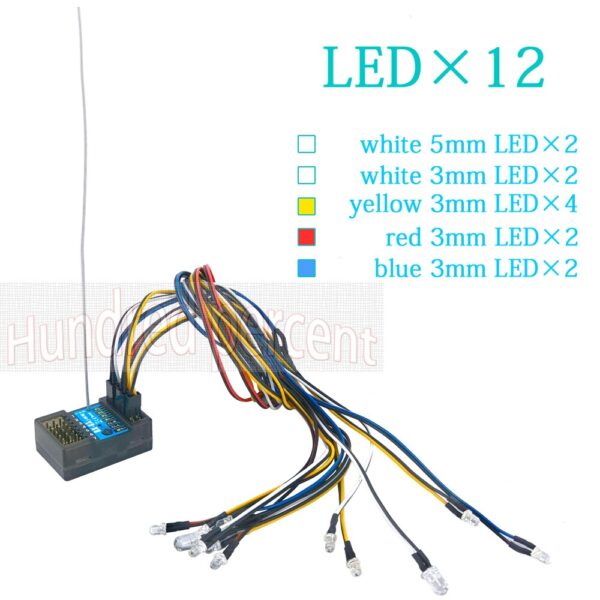 Flyueace T-6819C - 7CH 2.4GHZ 4.2-10V Radio Control System Transmitter With Receiver For RC Car Boat Tank Truck Toy Linkage lights 11 Flyueace T-6819C - 7CH 2.4GHZ 4.2-10V Radio Control System Transmitter With Receiver For RC Car Boat Tank Truck Toy Linkage lights — изображение 11