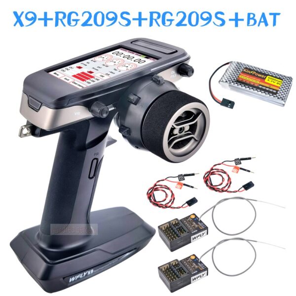 WFLY X9 Radio Remote Controller - 2.4ghz 9CH Transmitter With RG209S Receiver Extra X9 Dedicated SG01 GPS F Racing Crawlers Cars - Image 9