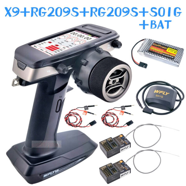 WFLY X9 Radio Remote Controller - 2.4ghz 9CH Transmitter With RG209S Receiver Extra X9 Dedicated SG01 GPS F Racing Crawlers Cars - Image 8